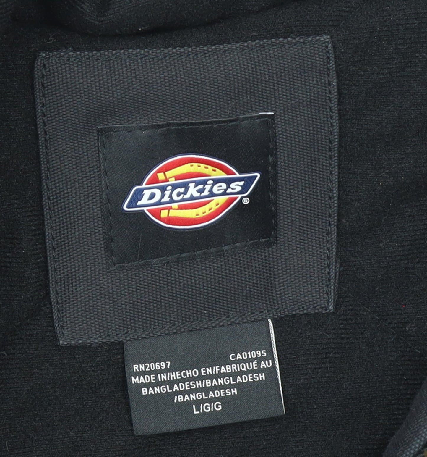 Dickies Men's Black L Hooded Insulated Work Parka Jacket