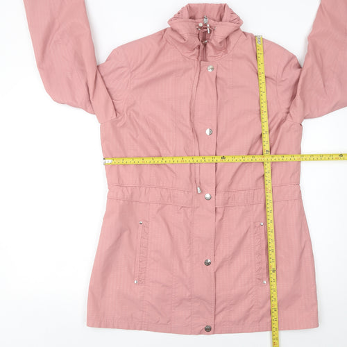Isle Collection Womens Pink Size 14 Lightweight Parka Jacket