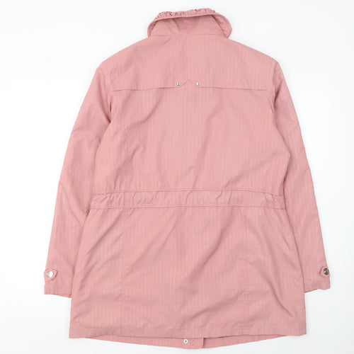 Isle Collection Womens Pink Size 14 Lightweight Parka Jacket