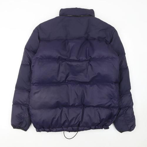 Ralph Lauren Womens Blue Puffer Jacket Size S Winter Down Coat