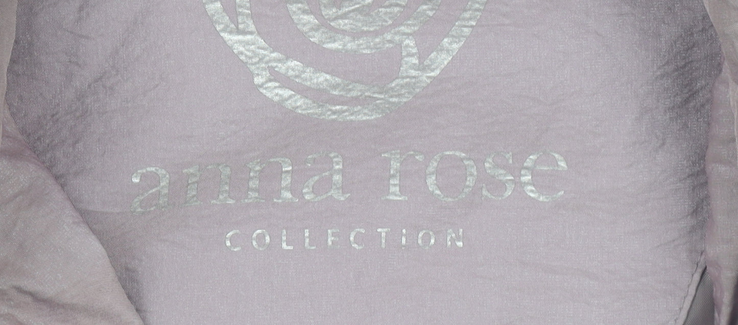 Anna Rose Women's Purple Hooded Anorak Jacket Size 16