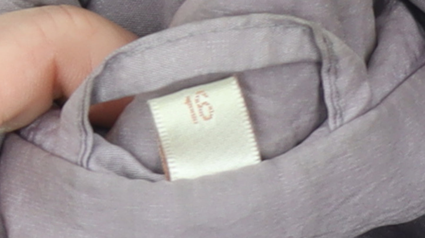 Anna Rose Women's Purple Hooded Anorak Jacket Size 16