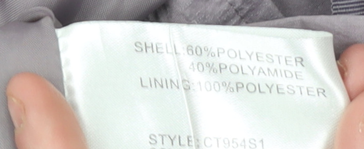 Anna Rose Women's Purple Hooded Anorak Jacket Size 16