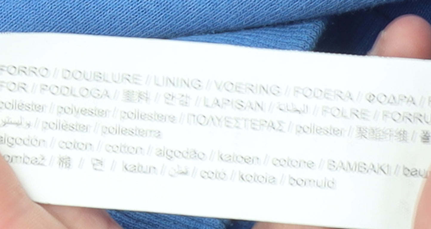 Pull&Bear Women Blue Pasadena West Coast Hoodie Size M