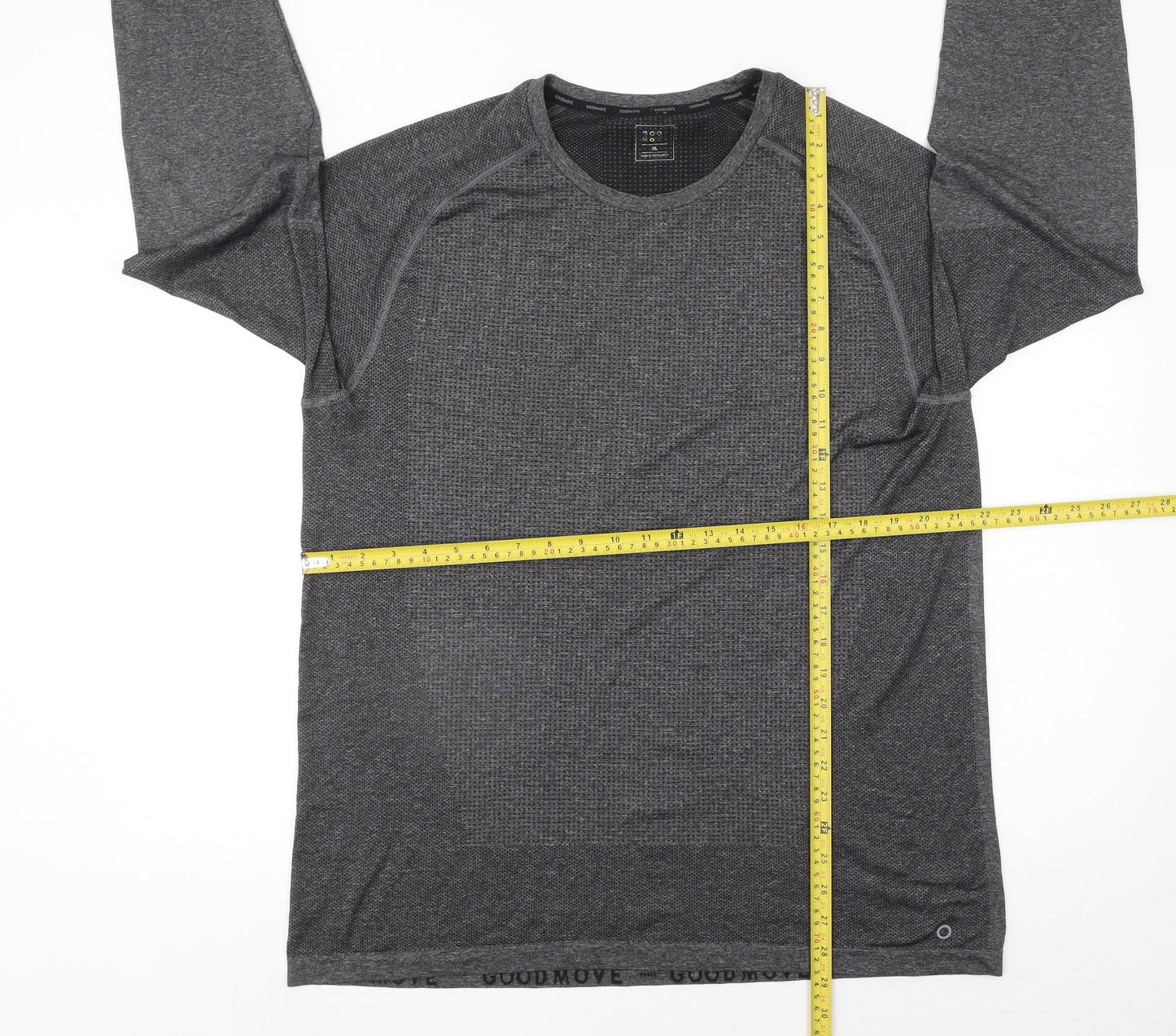 Goodmove Women's Grey XL Long Sleeve Activewear Top