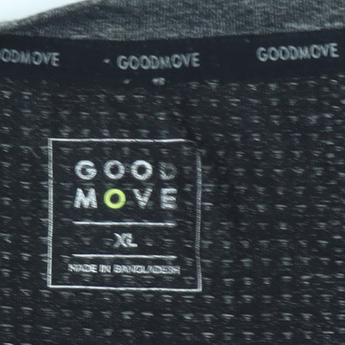 Goodmove Women's Grey XL Long Sleeve Activewear Top