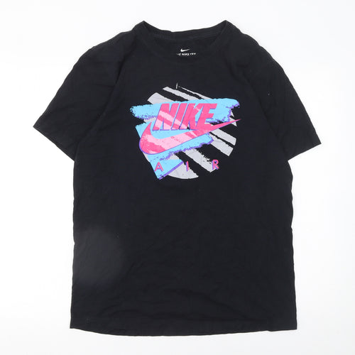 Nike Men's Black Air Graphic Short Sleeve Cotton T-Shirt Size S