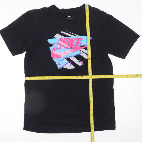 Nike Men's Black Air Graphic Short Sleeve Cotton T-Shirt Size S