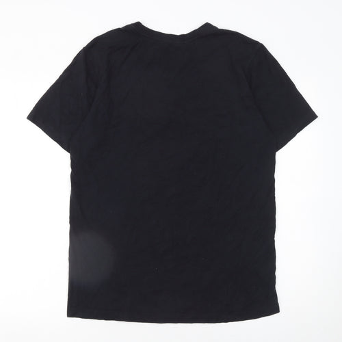 Nike Men's Black Air Graphic Short Sleeve Cotton T-Shirt Size S