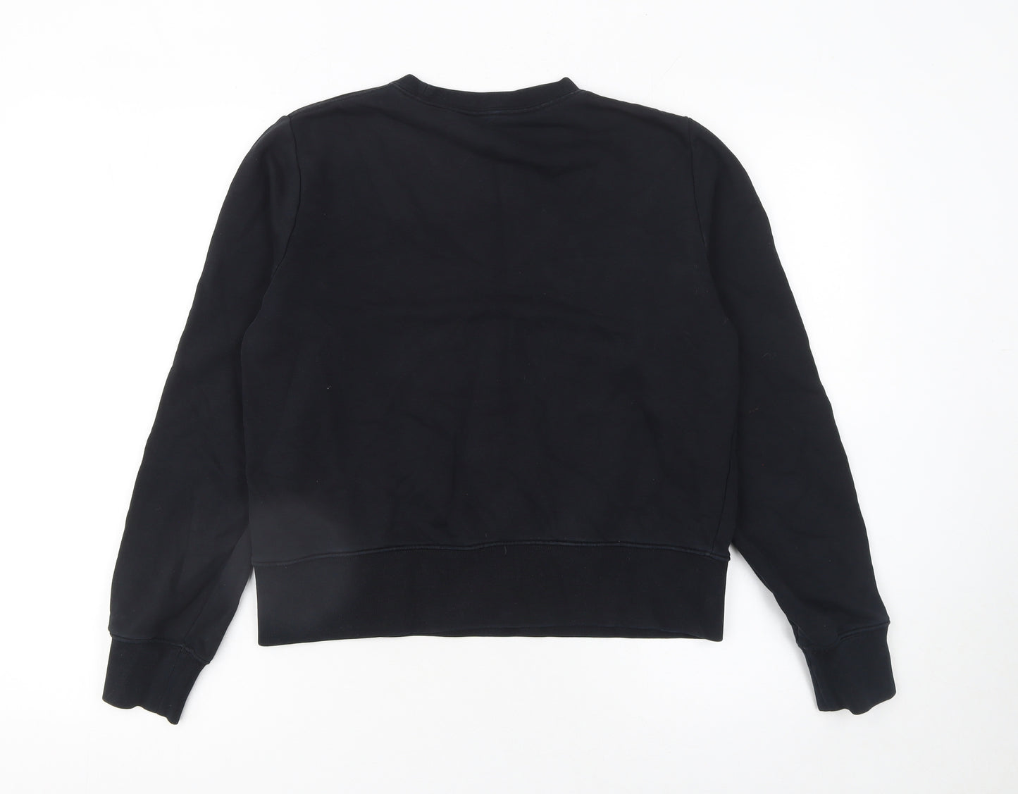 Arket Women’s Black XS Pullover Sweatshirt 87% Cotton 13% Polyester