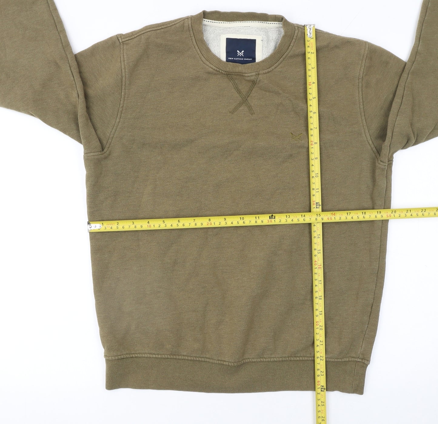 Crew Clothing Company Men's Brown Pullover Sweatshirt Size S