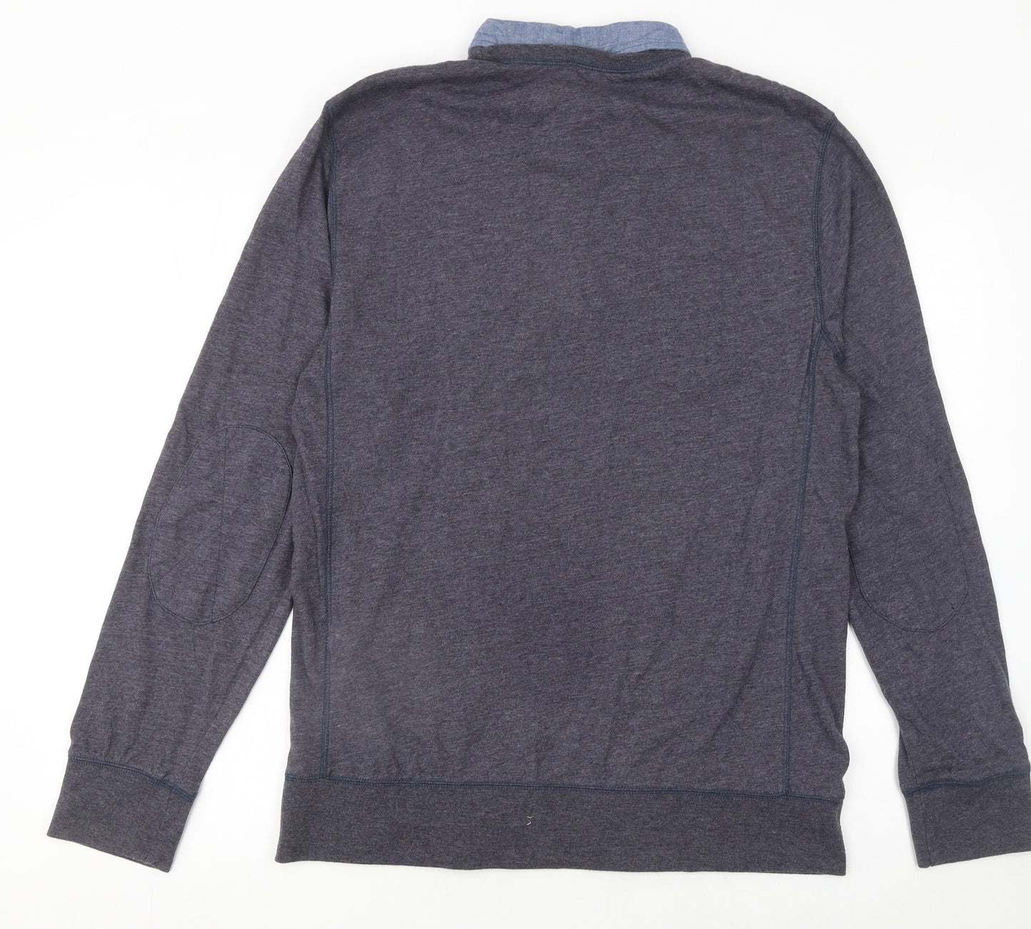 Next Men’s Blue Medium Pullover Sweatshirt Jersey Crew Neck