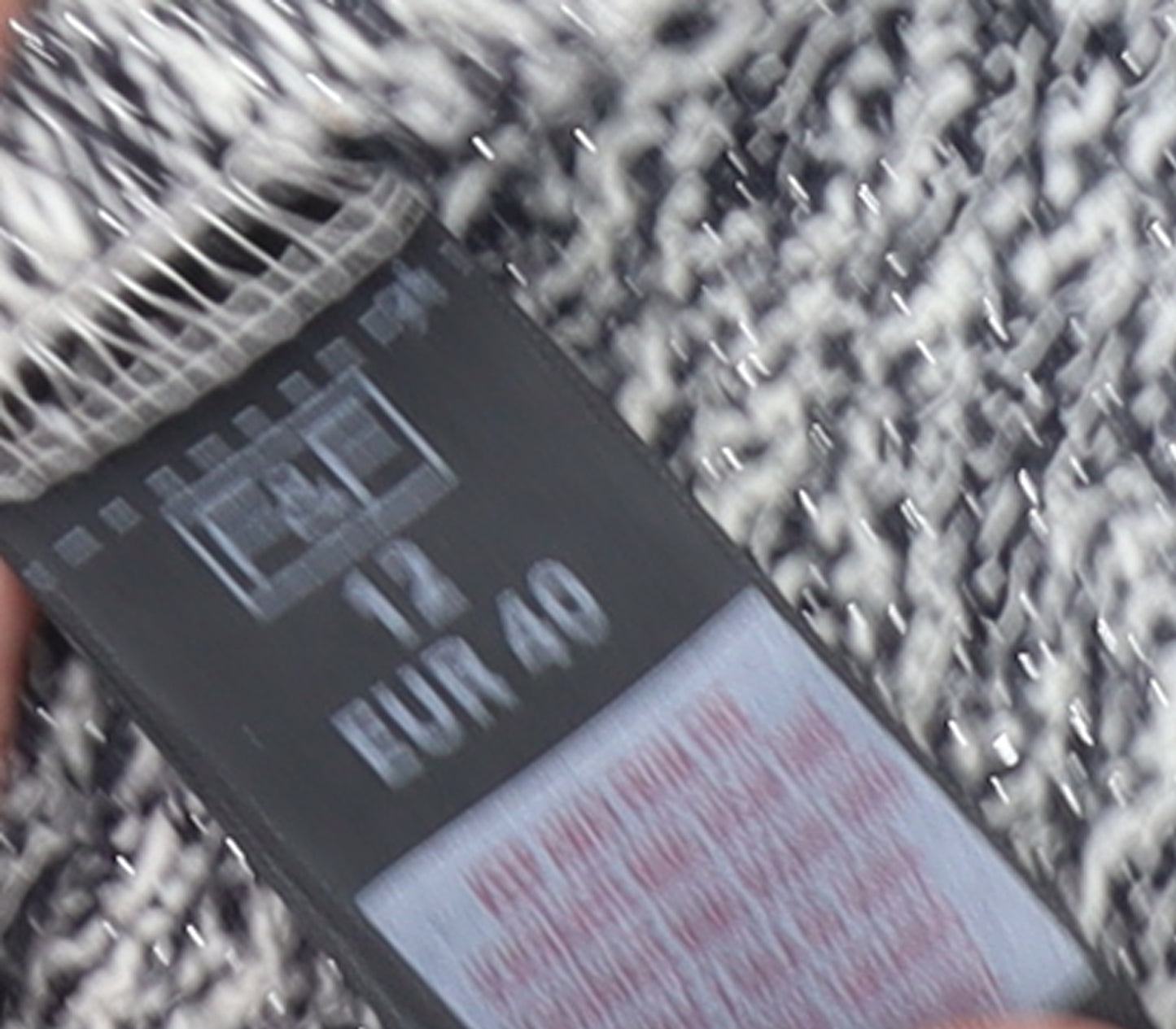 Marks and Spencer Women’s Grey Leopard Knit Jumper Size 12