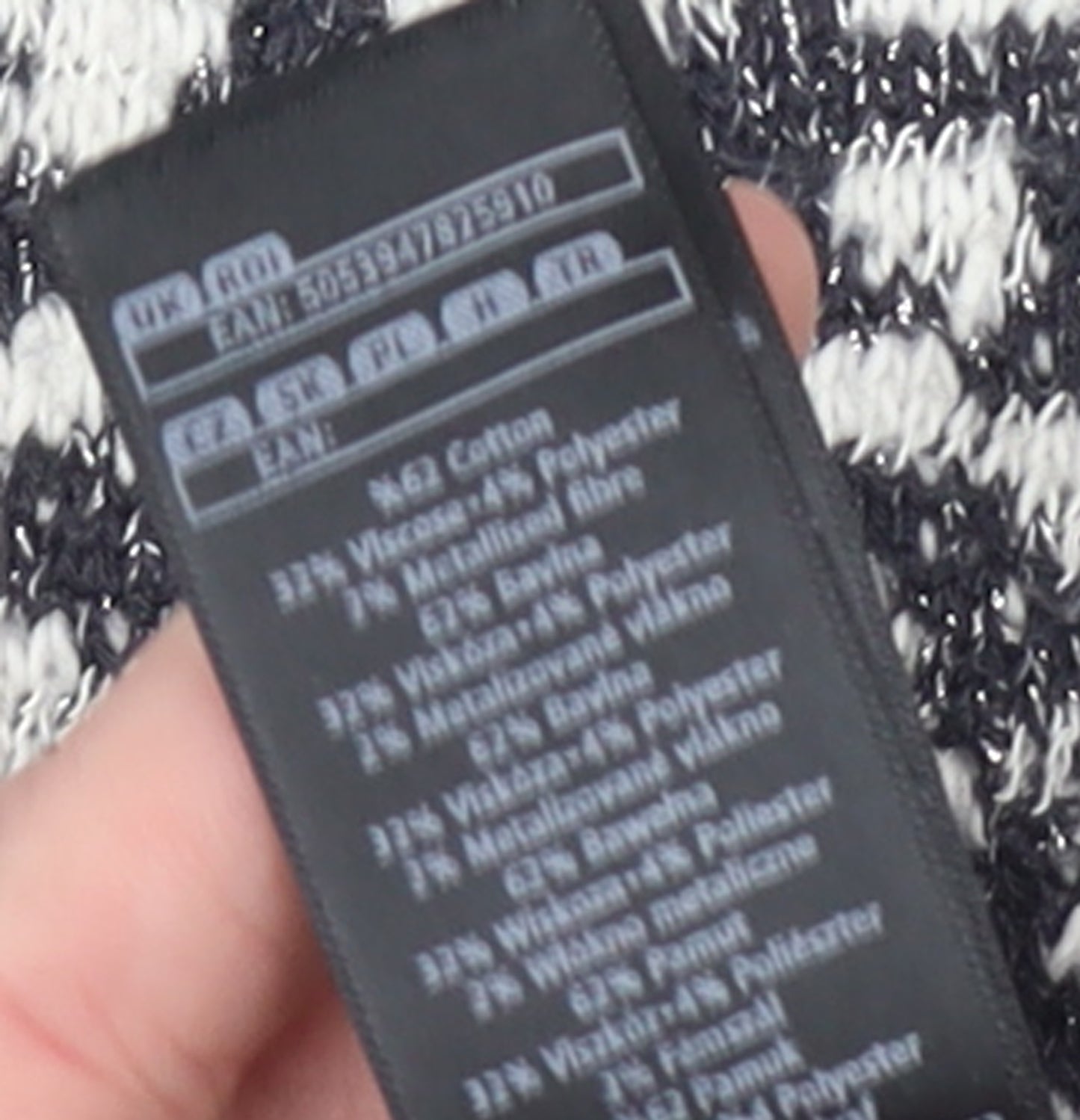 Marks and Spencer Women’s Grey Leopard Knit Jumper Size 12