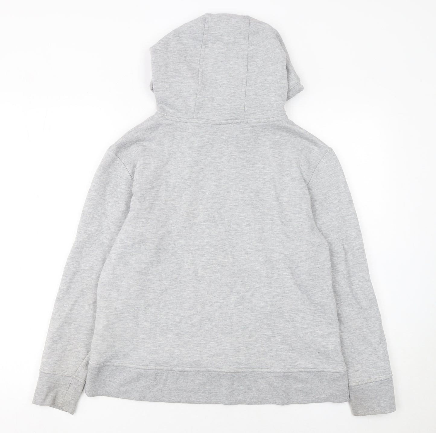 LA Gear Women Grey Hoodie UK 12 Pullover Hooded Sweatshirt