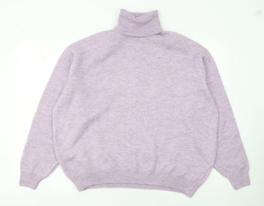 ASOS Women’s Purple Roll Neck Knit Jumper Size M