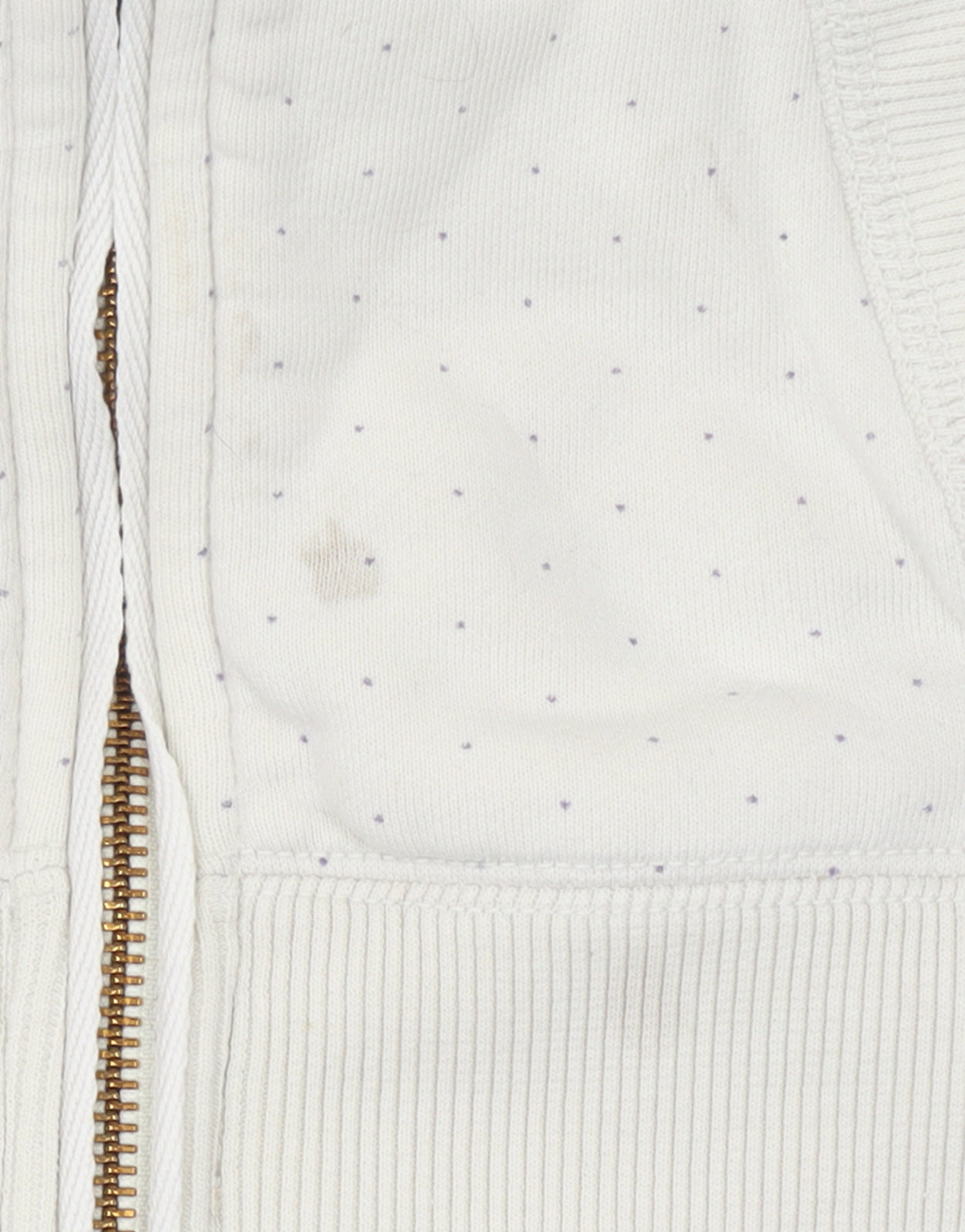 Joules Women’s Ivory Full Zip Hoodie Size 8 Floral Lined Casual Jacket
