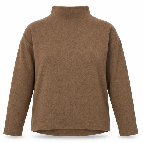 Uniqlo Women Brown XS Roll Neck Jumper Lightweight Knitwear
