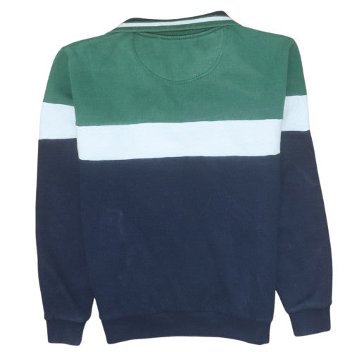 Diesel Mens Multicoloured 1/4 Zip Cotton Sweatshirt Size S