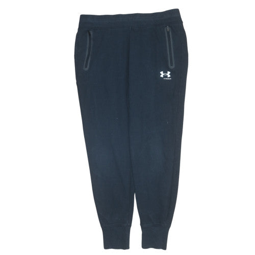 Under Armour Men’s Black Fleece Joggers M Relaxed Fit Tapered