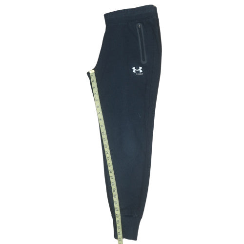 Under Armour Men’s Black Fleece Joggers M Relaxed Fit Tapered