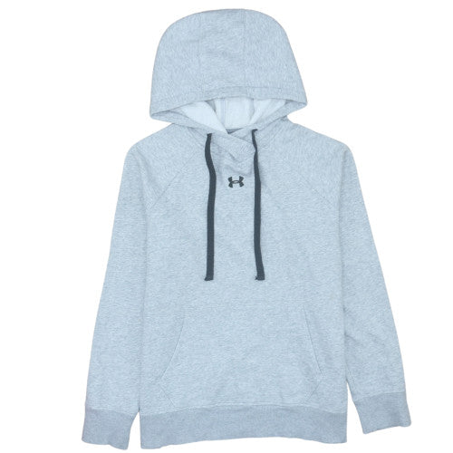 Under Armour Men's Grey Pullover Hoodie Size M Fleece Sports Top