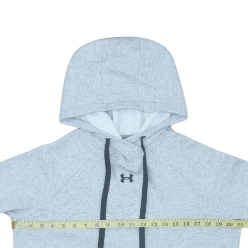 Under Armour Men's Grey Pullover Hoodie Size M Fleece Sports Top