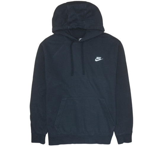 Nike Womens Black L Pullover Hoodie Sweatshirt Cotton Blend