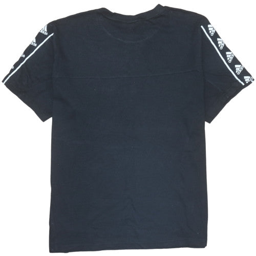 Adidas Men Black XL Short Sleeve Cotton Sports T-Shirt
