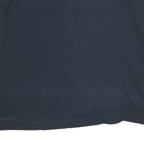 Adidas Men Black XL Short Sleeve Cotton Sports T-Shirt