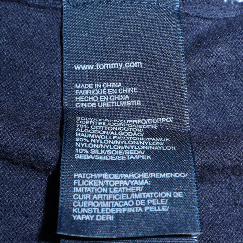 Tommy Hilfiger Men's Blue Argyle V-Neck Pullover Jumper XXL