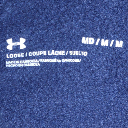 Under Armour Men's Blue Pullover Hoodie M Sports Fleece Sweatshirt