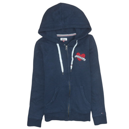 Tommy Hilfiger Denim Women's Navy Full Zip Hoodie Size M