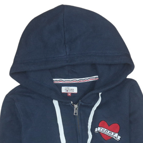 Tommy Hilfiger Denim Women's Navy Full Zip Hoodie Size M
