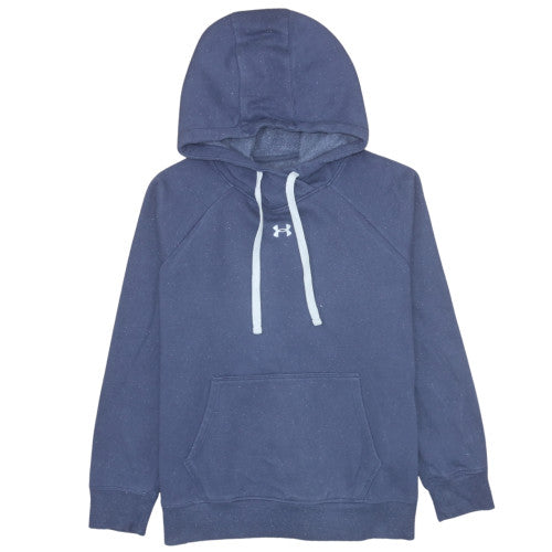 Under Armour Womens Blue Pullover Hoodie Size M Loose Fit Casual Sportswear