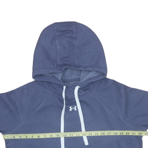 Under Armour Womens Blue Pullover Hoodie Size M Loose Fit Casual Sportswear