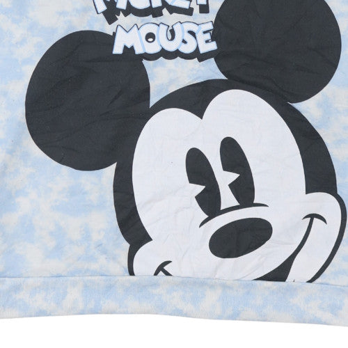 Primark Women Blue Mickey Mouse Pullover Sweatshirt XL