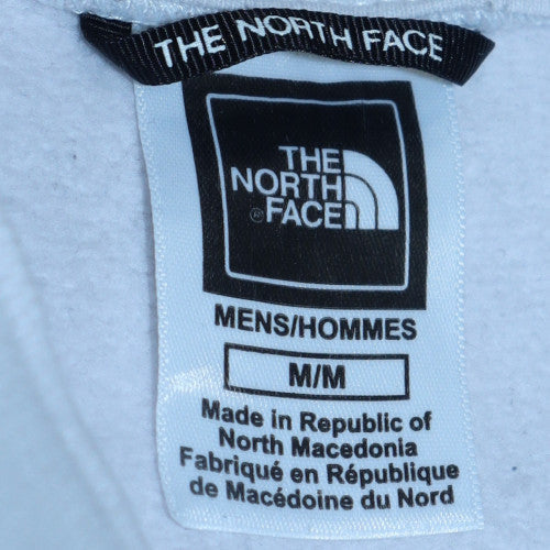 The North Face Men's White Medium Crew Neck Pullover Sweatshirt