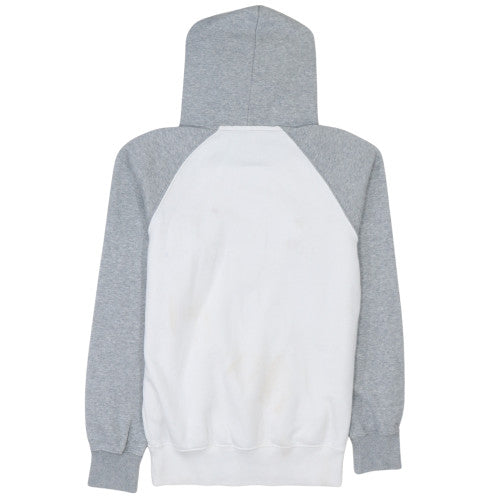Champion Men's Grey White XS Pullover Hoodie with Logo