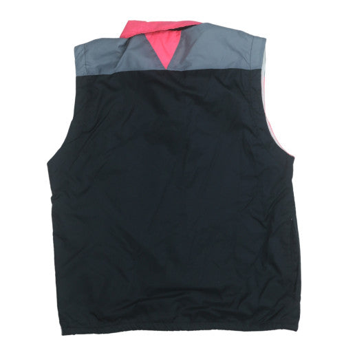Nike Men's Pink Black Grey Retro Sports Waistcoat Size L