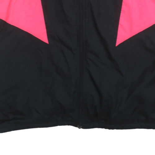 Nike Men's Pink Black Grey Retro Sports Waistcoat Size L