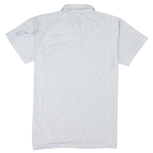 Puma Men's Grey 3XL Short Sleeve Collared Sports Polo Shirt