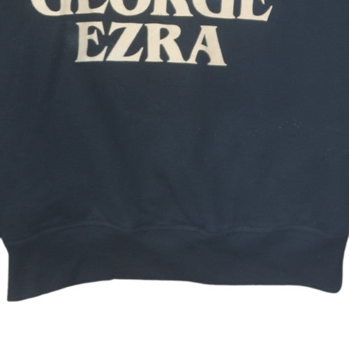 Stedman Unisex Black George Ezra Pullover Hoodie Size S