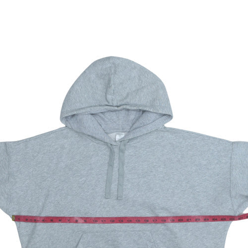 Calvin Klein Women Grey Pullover Hoodie M - Soft Cotton Blend