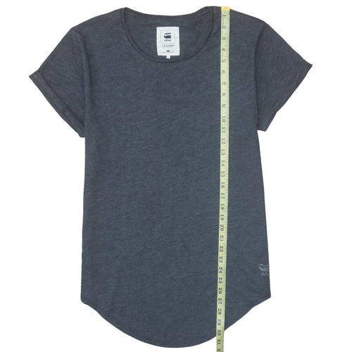 G-Star RAW Men’s Grey Cotton Crew Neck Short Sleeve T-Shirt S Regular