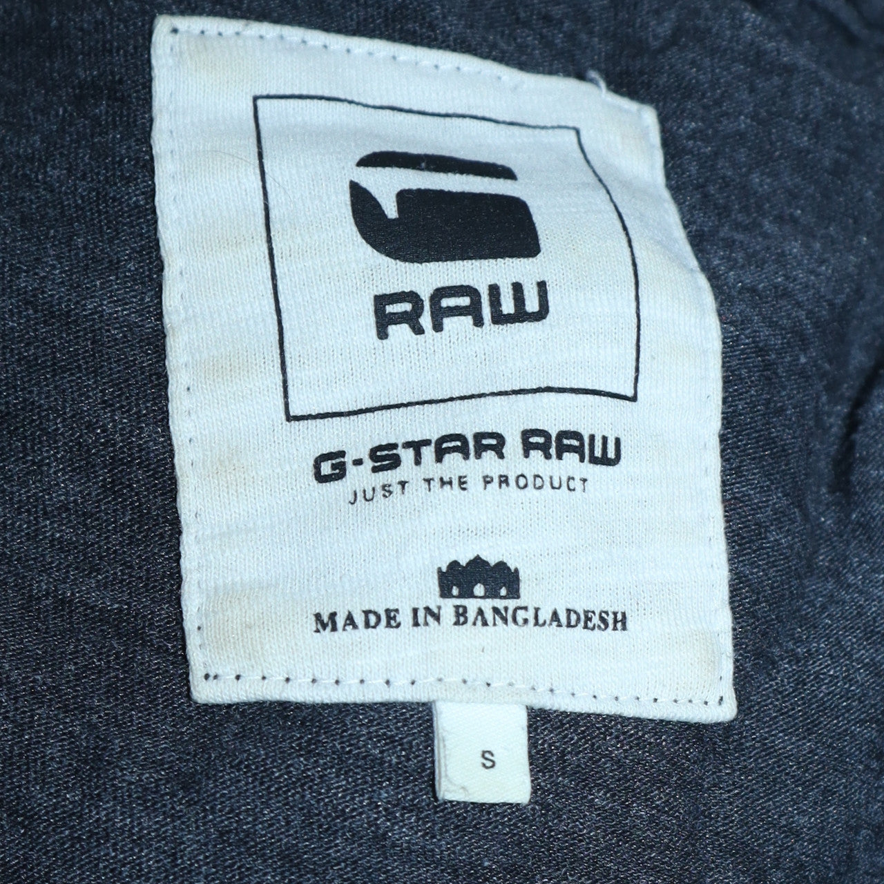 G-Star RAW Men’s Grey Cotton Crew Neck Short Sleeve T-Shirt S Regular