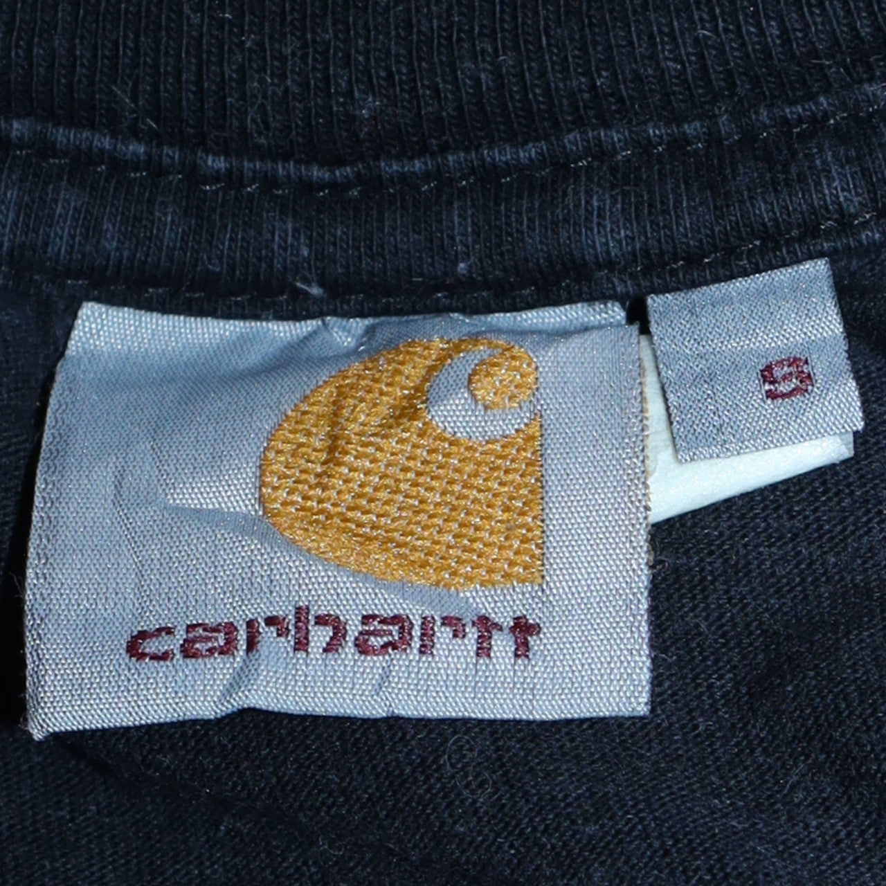 Carhartt Mens Black Cotton Graphic Print Short Sleeve T-Shirt Size S