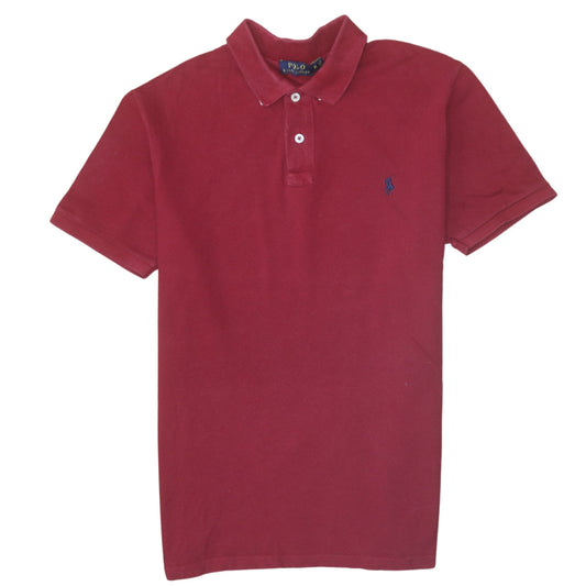 Ralph Lauren Men's Red XL Cotton Polo Shirt Classic Fit
