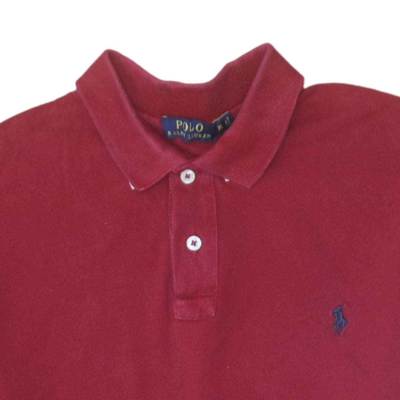 Ralph Lauren Men's Red XL Cotton Polo Shirt Classic Fit