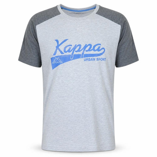 Kappa Men's Grey Short Sleeve Crew Neck Graphic T-Shirt Small